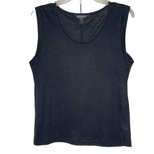 Banana Republic Black Linen Tank Top size S